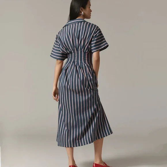 Anthropologie The Tobie Shirt Dress by Exquise Anthropologie The Tobie Shirt Dress by Exquise